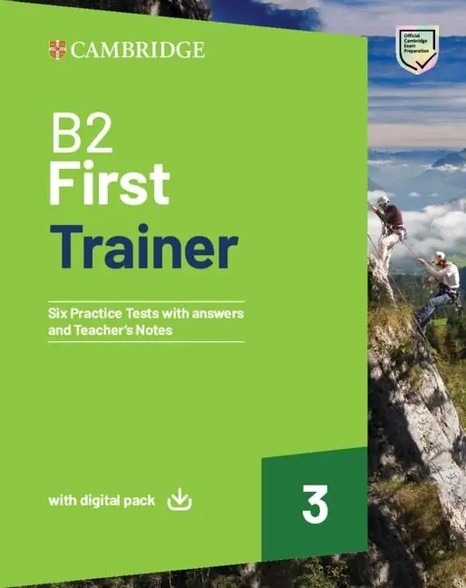 Książka - B2 First Trainer 3. Six Practice Tests with Answers and Teacher's Notes with Digital Pack