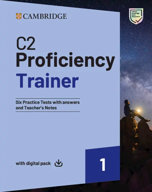 Książka - C2 Proficiency Trainer 1. Six Practice Tests with Answers and Teacher's Notes with Digital Pack
