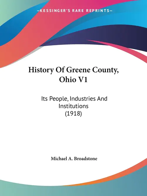 Książka - History Of Greene County, Ohio V1