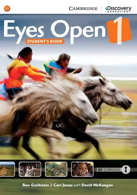 Książka - Eyes Open 1 Student's Book. Zeszyt ćwiczeń. Część pierwsza. A1