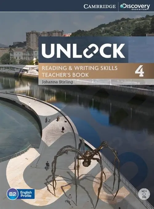 Książka - Unlock 4. Reading and Writing Skills. Teacher's book + DVD