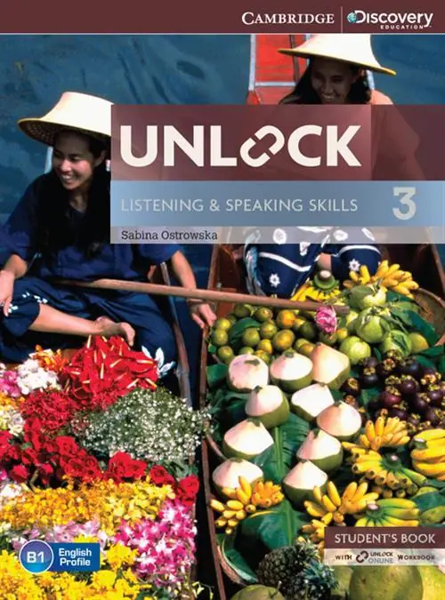 Książka - Unlock 3. Listening and speaking skills. Student's book with online workbook