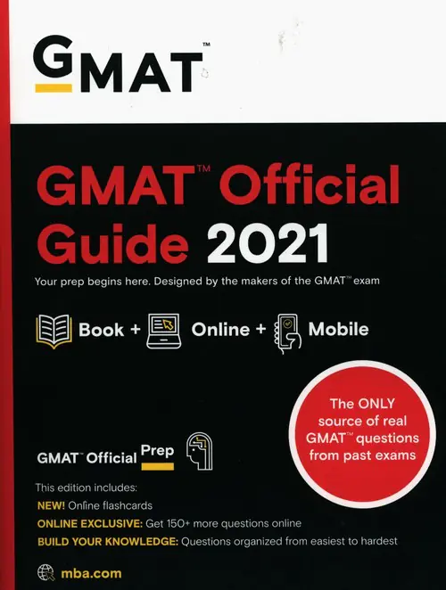 Książka - GMAT Official Guide 2021, Book + Online Question Bank