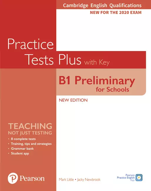 Książka - Cambridge English Qualifications: B1 Preliminary for Schools Practice Tests Plus Students Book with