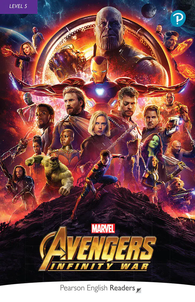 Książka - Marvel's Avengers: Infinity War + Kod. Pearson English Readers