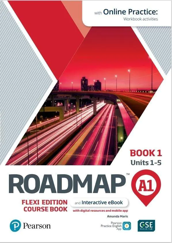Książka - Roadmap A1. Flexi Edition. Course Book 1 and Interactive eBook with Online Practice Access