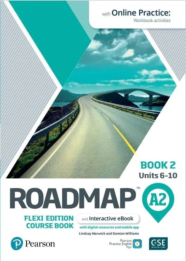 Książka - Roadmap A2. Flexi Edition. Course Book 2 and Interactive eBook with Online Practice Access