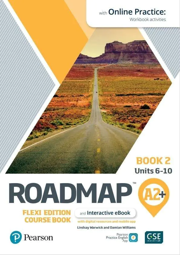 Książka - Roadmap A2+. Flexi Edition. Course Book 2 & Interactive eBook with Online Practice Access