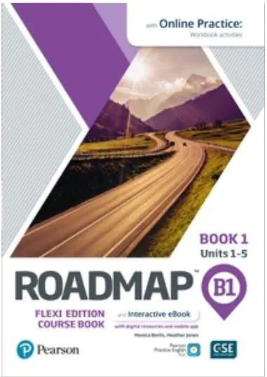 Książka - Roadmap B1. Flexi Edition. Course Book 1 & Interactive eBook with Online Practice Access