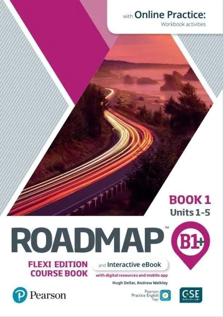 Książka - Roadmap B1+. Flexi Edition. Course Book 1 and Interactive eBook with Online Practice Access