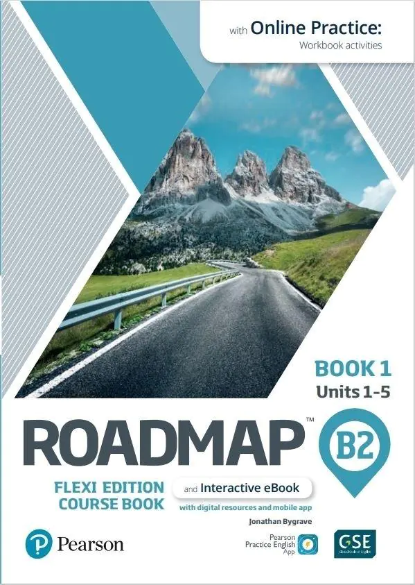 Książka - Roadmap B2. Flexi Edition. Course Book 1 & Interactive eBook with Online Practice Access