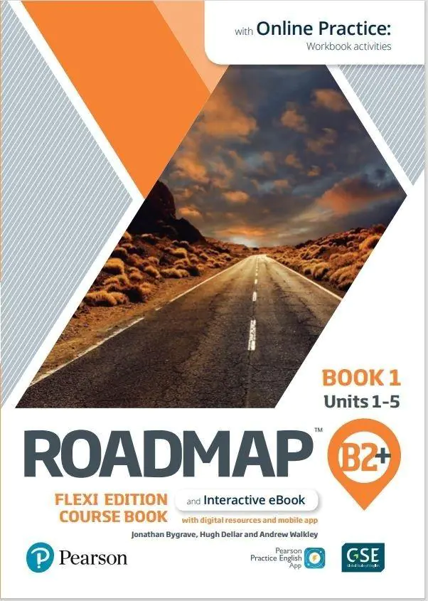 Książka - Roadmap B2+. Flexi Edition. Course Book 1 and Interactive eBook with Online Practice Access
