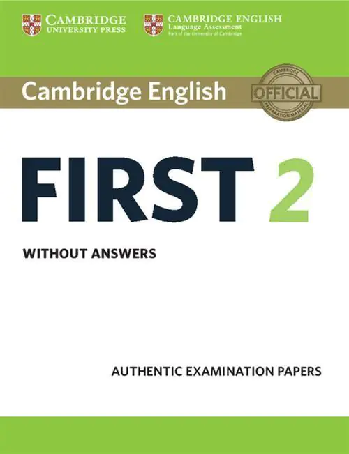 Książka - Cambridge English First 2 Student's Book without answers