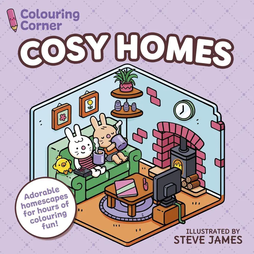 Książka - Colouring Corner: Cosy Homes