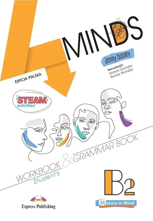 Książka - 4 Minds B2. Zeszyt ćwiczeń papierowy (wersja dla ucznia) + DigiBook (kod)