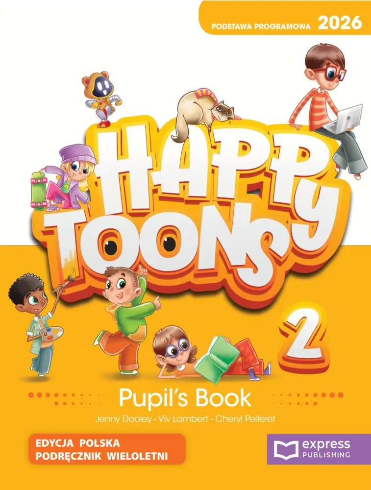 Książka - Happy Toons 2. Edycja międzynarodowa. Pupil's Book + DigiBook