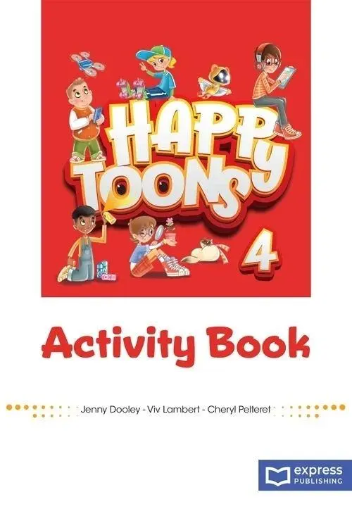 Książka - Happy Toons 4. Edycja międzynarodowa. Activity Book + DigiBook