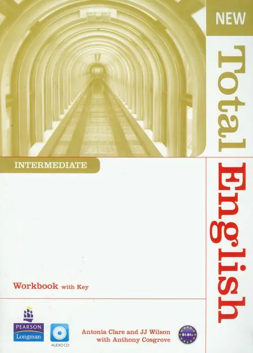 Książka - New total english. Intermediate workbook + CD