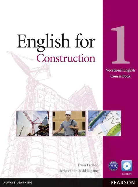 Książka - Vocational English Level 1 English for Construction + CD
