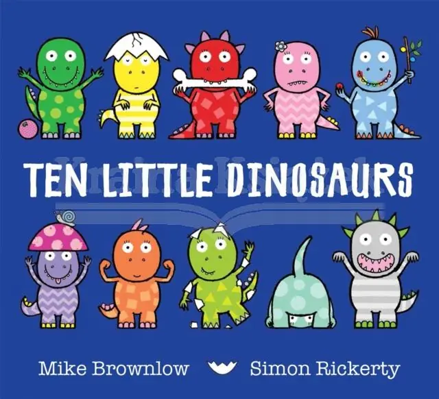 Książka - Ten Little Dinosaurs