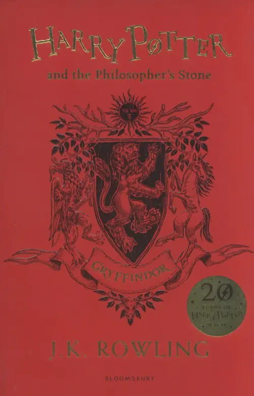Książka - Harry Potter and the Philosopher's Stone. Gryffindor Edition