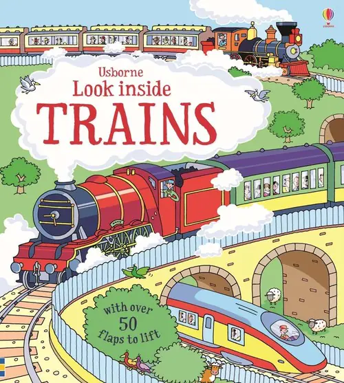 Książka - Look Inside Trains