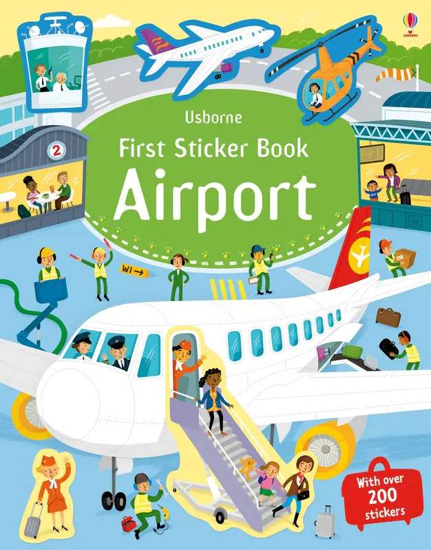 Książka - First Sticker Book: Airport