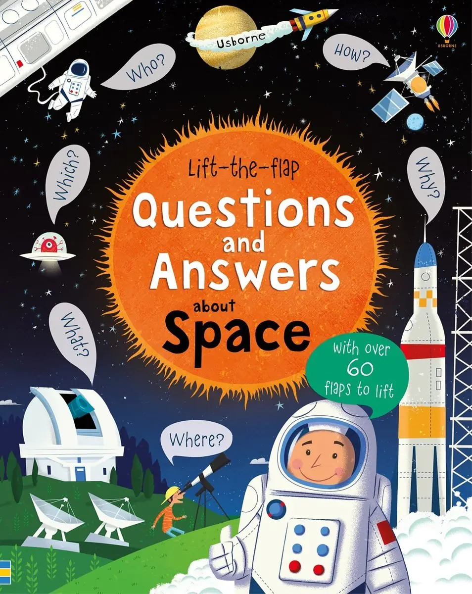 Książka - Lift-the-flap questions and answers about space