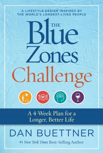 Książka - The Blue Zones Challenge: A 4-Week Plan for a Longer, Better Life