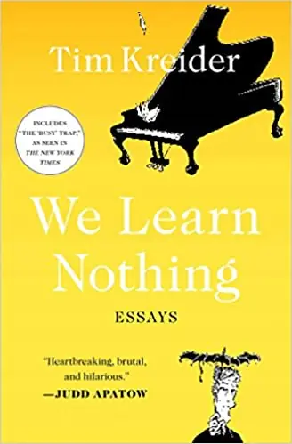 Książka - We Learn Nothing