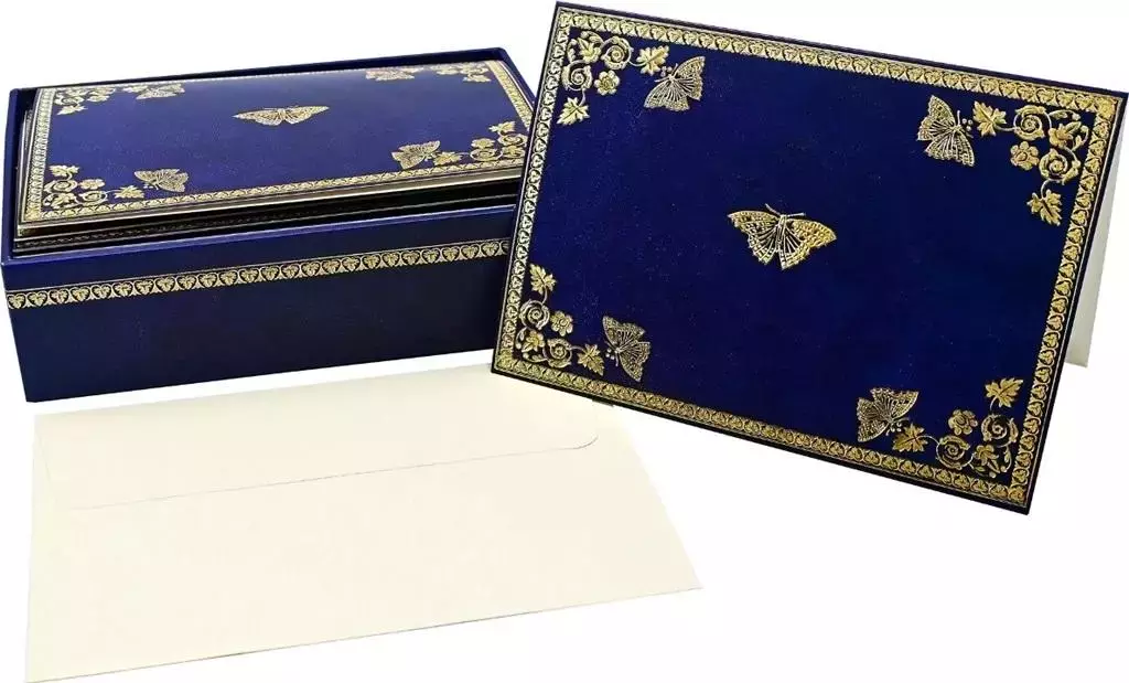 Książka - Karnety Mini Pozłacane Motyle