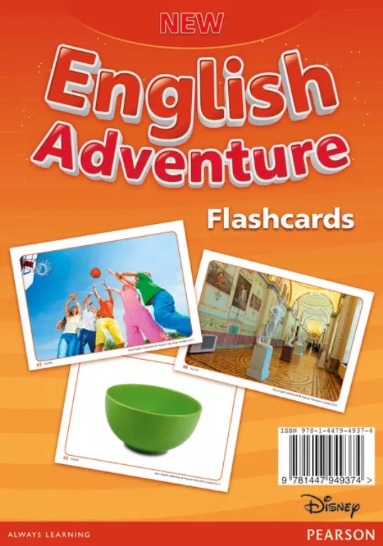 Książka - New English Adventure 3. Flashcards do Podręcznika Wieloletniego