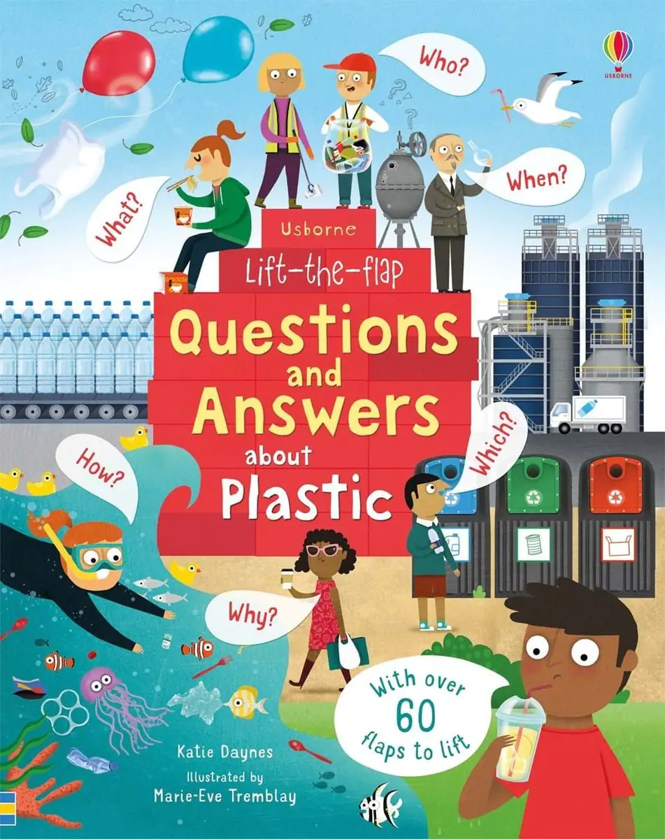 Książka - Lift-the-flap Questions and Answers about Plastic