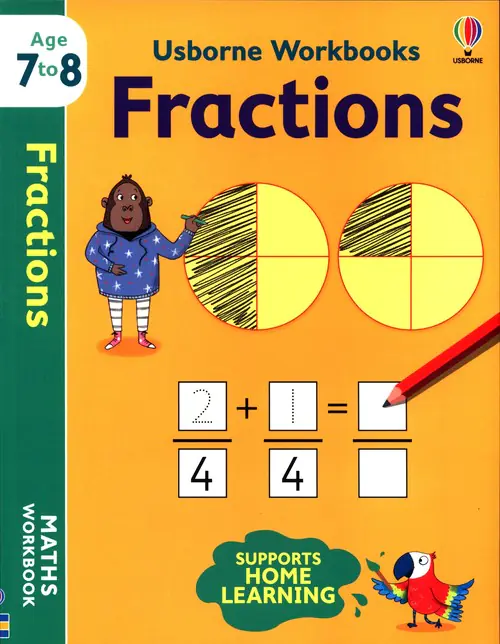 Książka - Usborne Workbooks Fractions 7-8