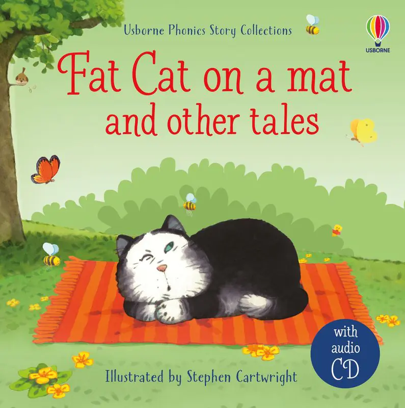 Książka - Fat cat on a mat and other tales with CD wer. angielska