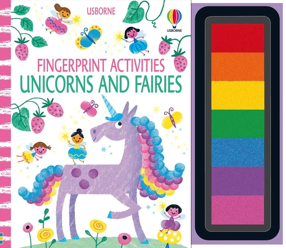 Książka - Fingerprint Activities Unicorns and Fairies