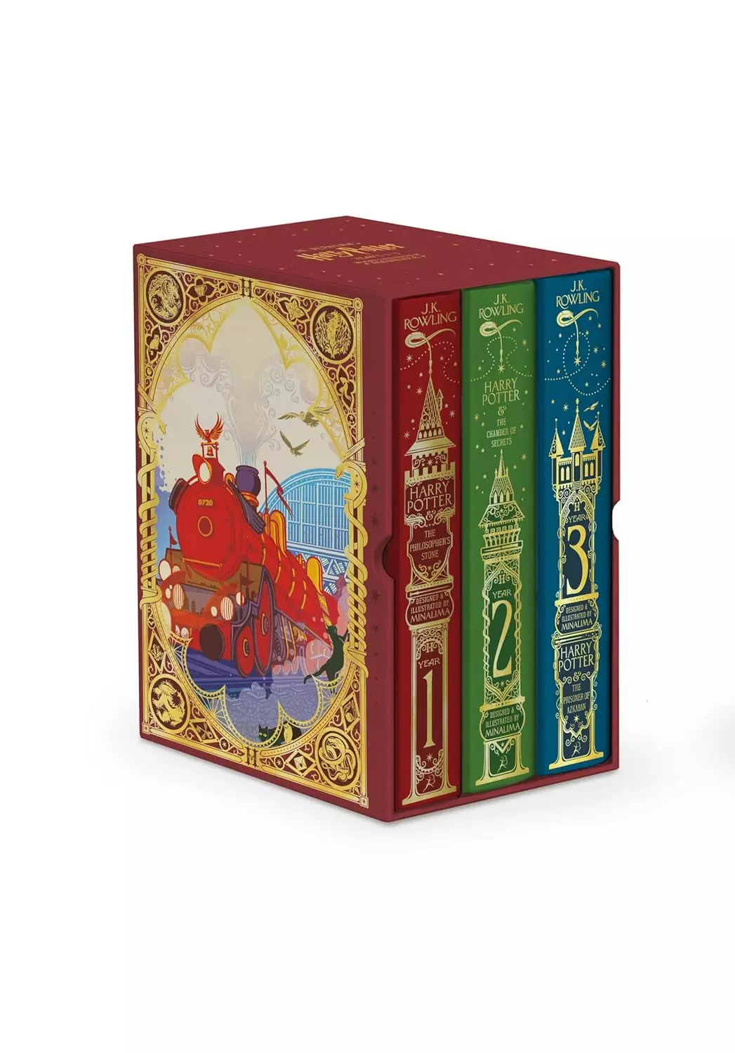 Książka - Harry Potter 1-3 Box Set: MinaLima Edition