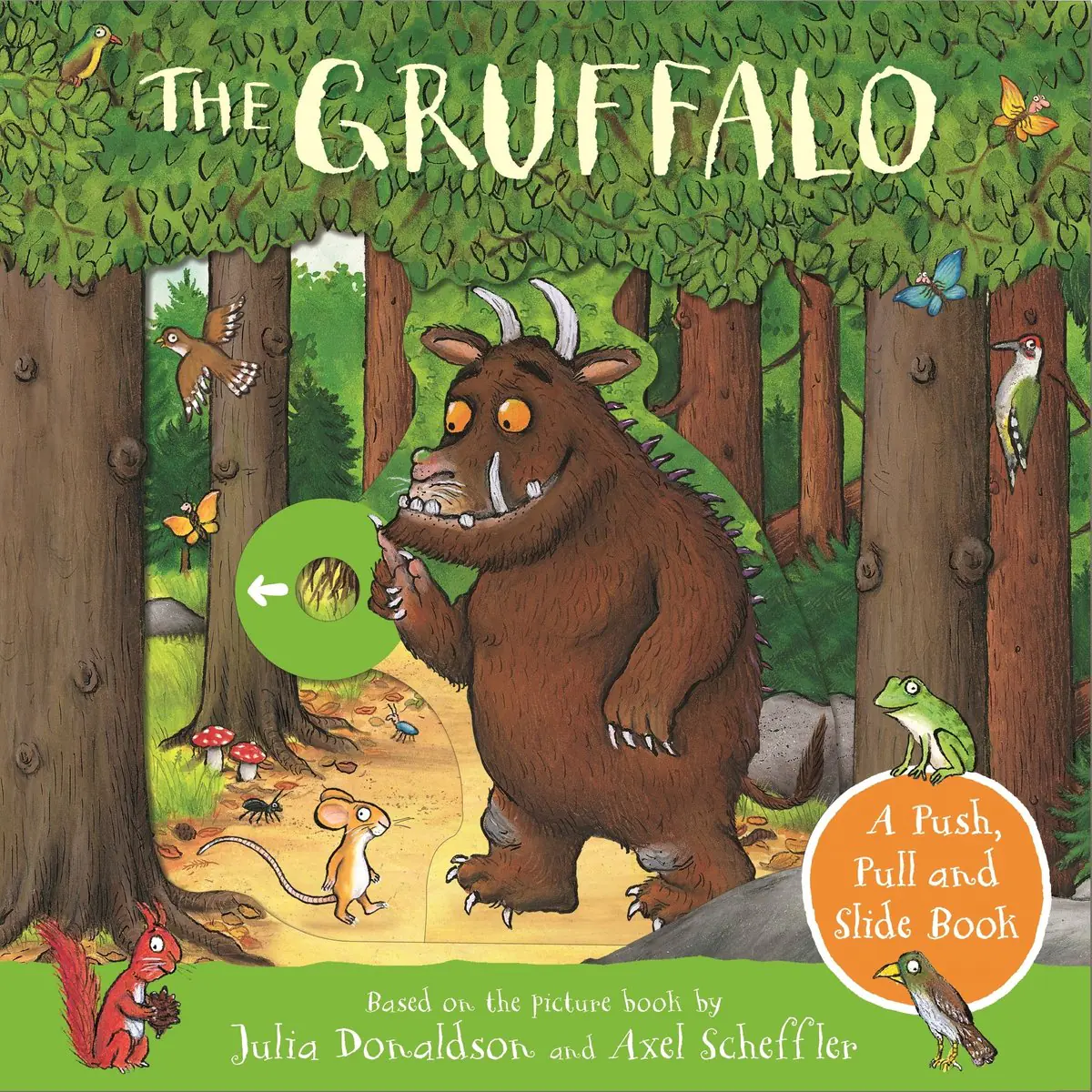 Książka - The Gruffalo: a push, pull and slide book