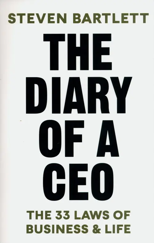 Książka - The Diary of a CEO: The 33 Laws of Business and Life