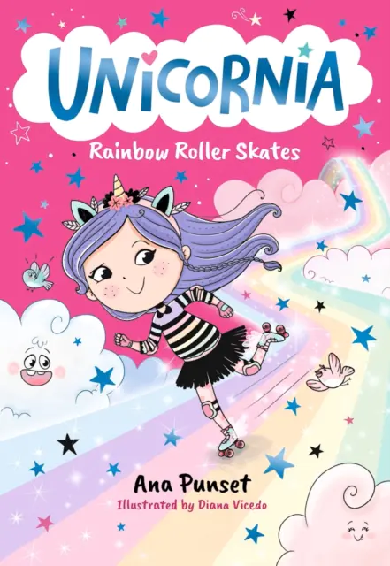 Książka - Unicornia: Rainbow Roller Skates