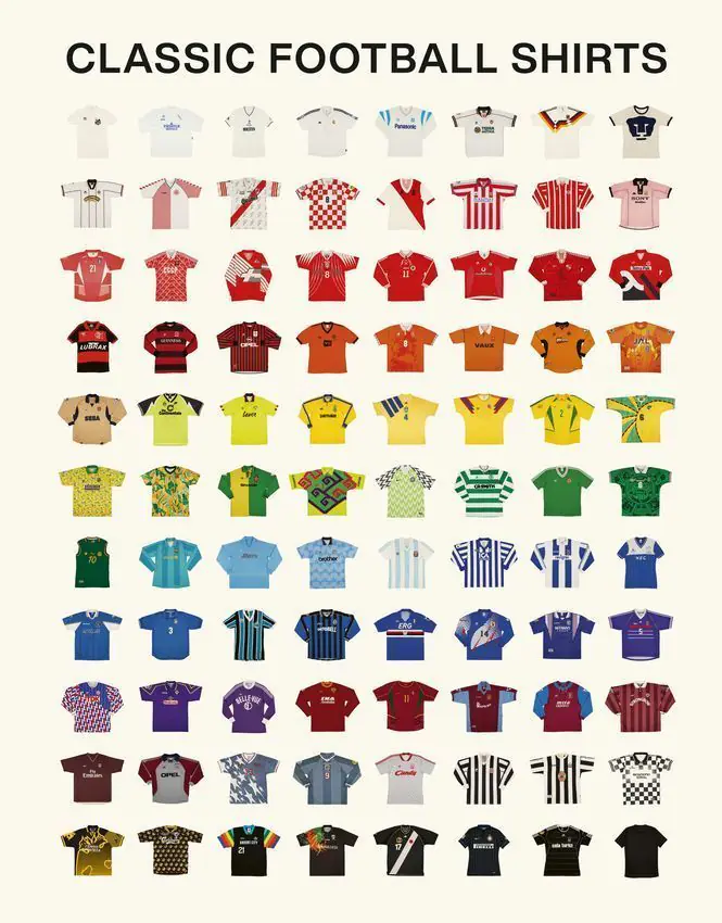 Książka - Classic Football Shirts