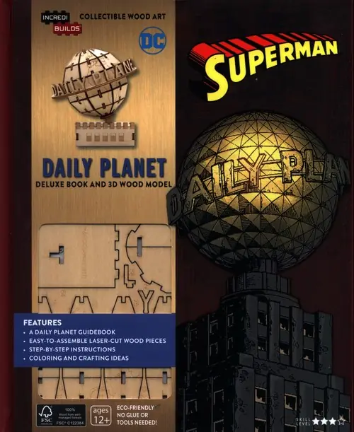 Książka - Superman. Daily Planet Deluxe Book and Model Set