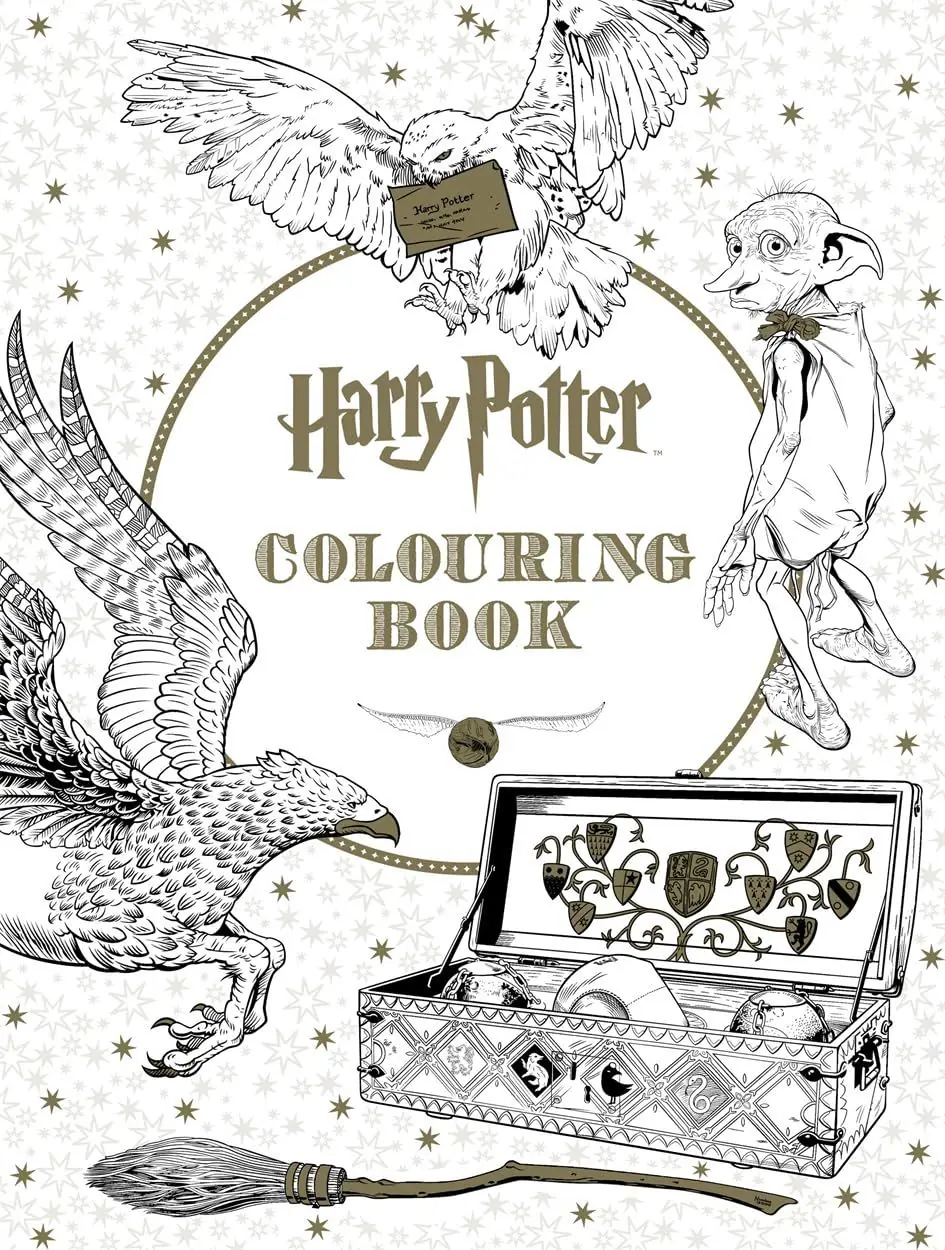 Książka - Harry Potter Colouring Book. An official colouring book