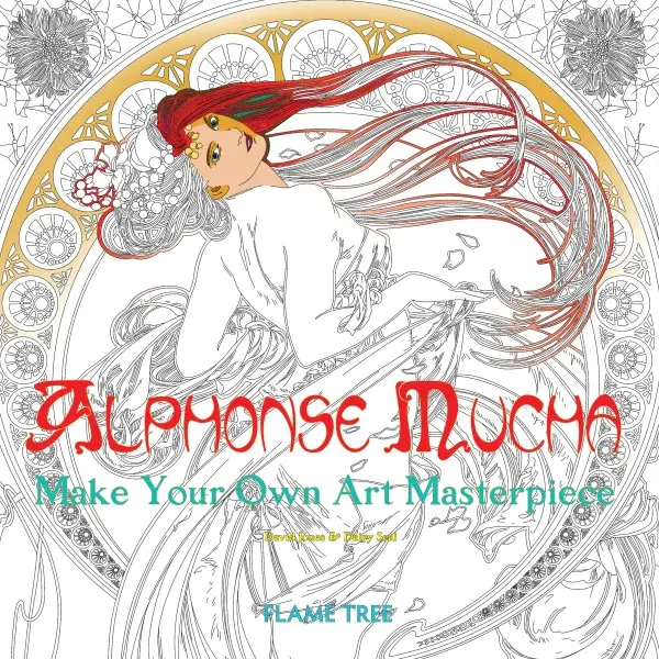 Książka - Alphonse Mucha (Art Colouring Book)