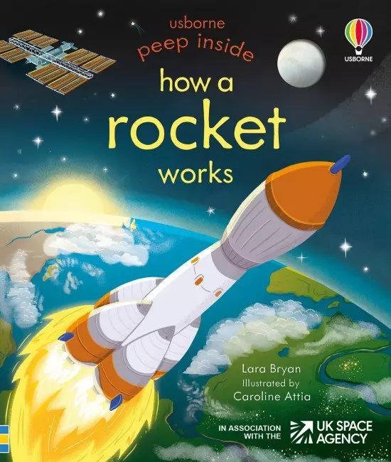 Książka - Peep Inside How a Rocket Works