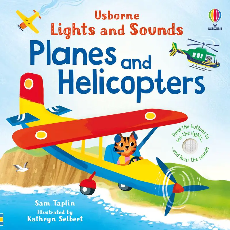 Książka - Planes and Helicopters. Lights and Sounds wer. angielska
