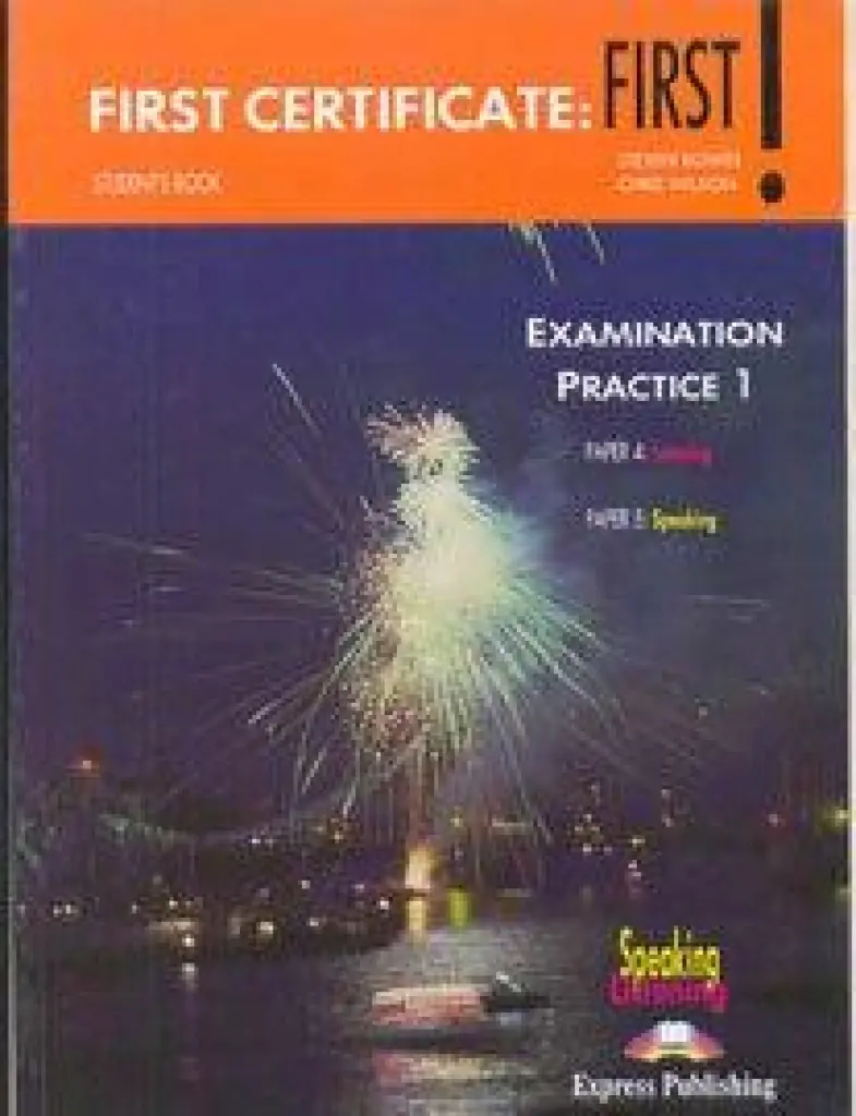 Książka - FC First Examination Practice 1. Student's Book (Papers 4-5)