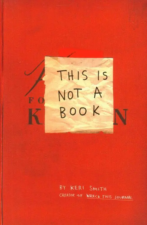 Książka - This is Not a Book