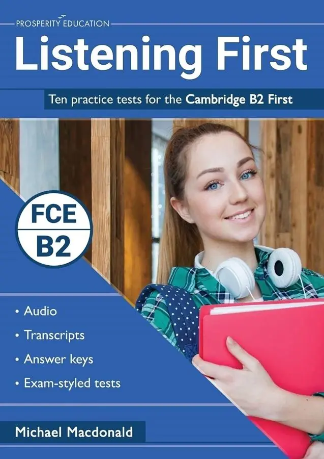 Książka - Listening First. Ten Practice Tests for the Cambridge B2 First