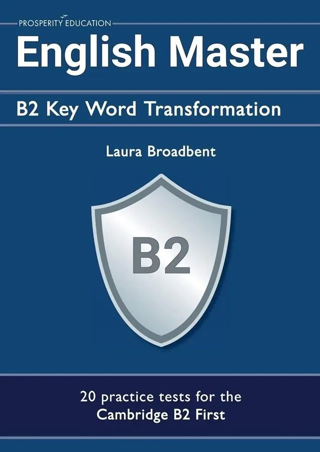 Książka - English Master B2 Key Word Transformation (20 practice tests for the Cambridge First)